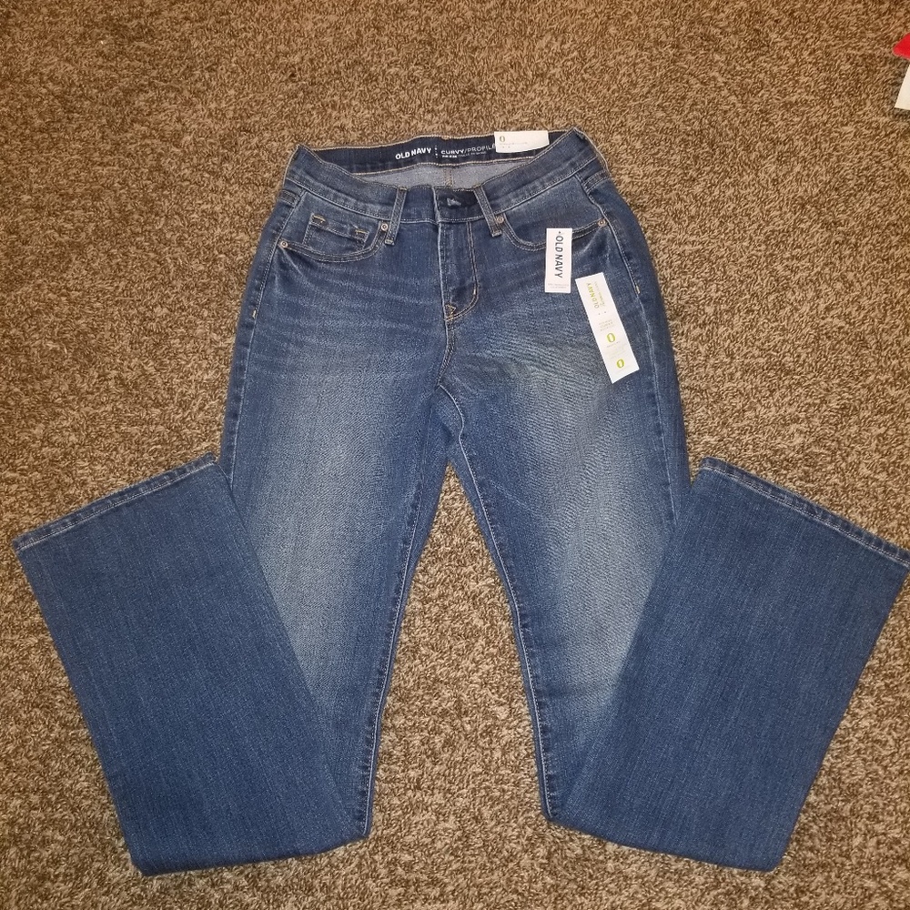 Old Navy Curvy mid-rise size 0 new with tags
